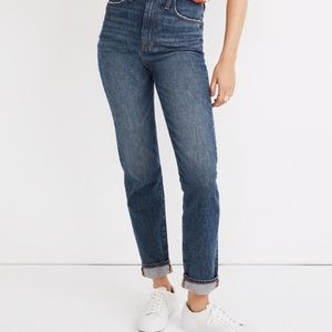 Madewell Medium Wash High Waist Momjean